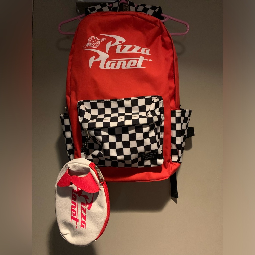Disney Pixar x Loungefly Toy Story Pizza Planet Backpack with bonus mini bag